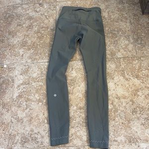 Green/gray color lululemon leggings 6